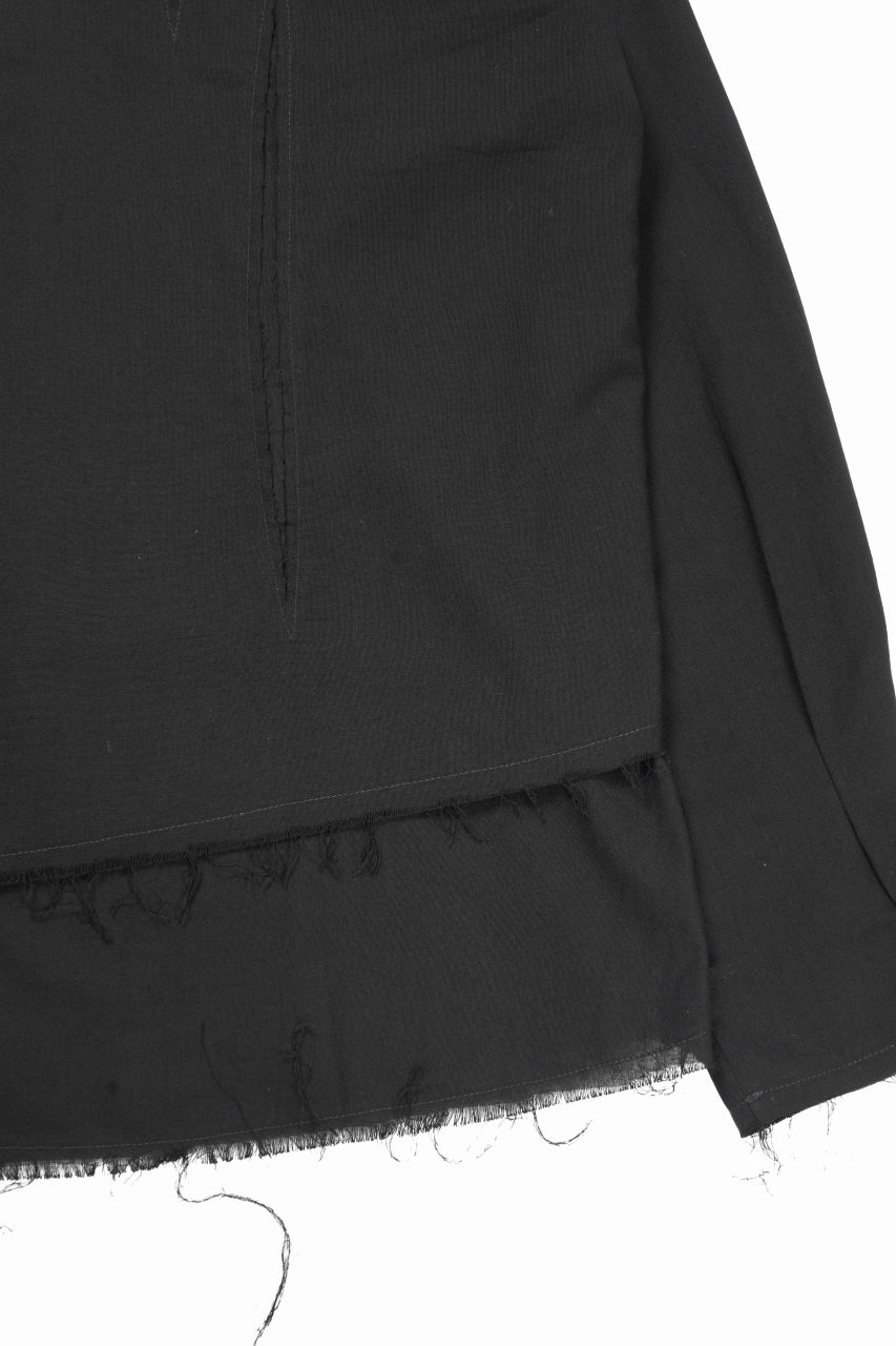 Professor.E LAYERED SHIRT (BLACK)