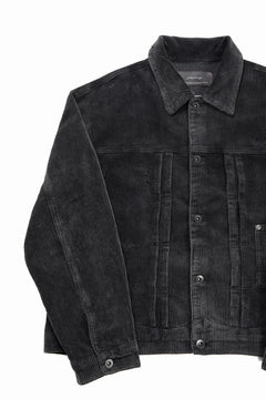 画像をギャラリービューアに読み込む, Professor.E AGED CORDUROY JKT (AGED BLACK)
