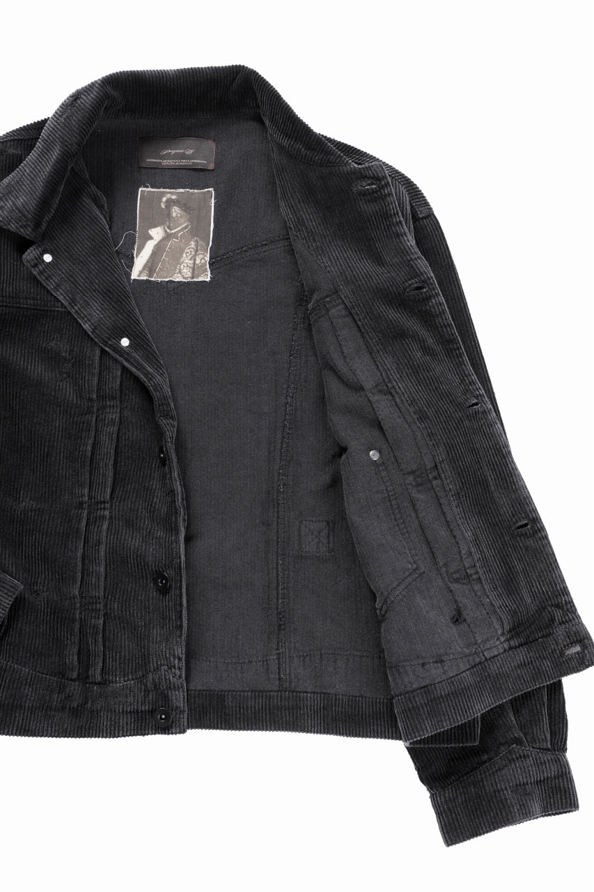 画像をギャラリービューアに読み込む, Professor.E AGED CORDUROY JKT (AGED BLACK)