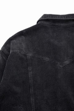 画像をギャラリービューアに読み込む, Professor.E AGED CORDUROY JKT (AGED BLACK)