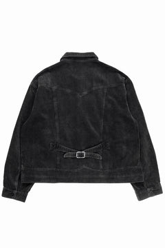 画像をギャラリービューアに読み込む, Professor.E AGED CORDUROY JKT (AGED BLACK)