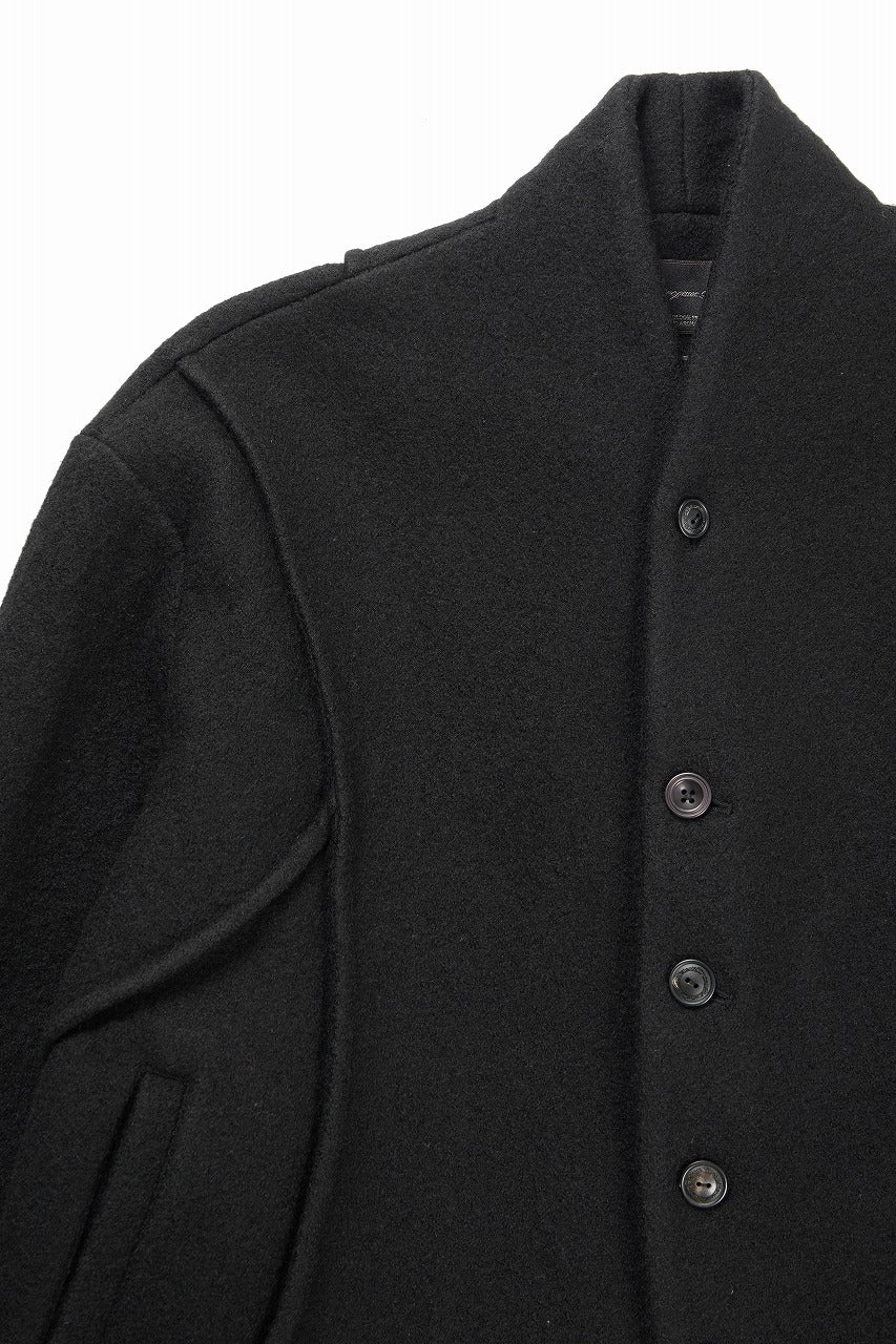 画像をギャラリービューアに読み込む, Professor.E FELTED WOOL BLAZER (BLACK)