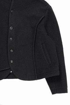 画像をギャラリービューアに読み込む, Professor.E FELTED WOOL BLAZER (BLACK)
