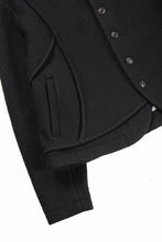 画像をギャラリービューアに読み込む, Professor.E FELTED WOOL BLAZER (BLACK)