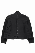 画像をギャラリービューアに読み込む, Professor.E FELTED WOOL BLAZER (BLACK)