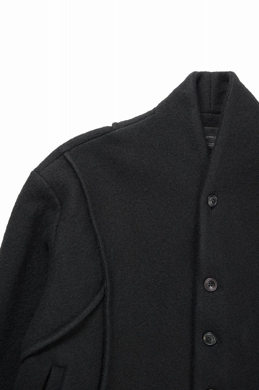 画像をギャラリービューアに読み込む, Professor.E FELTED WOOL BLAZER (BLACK)