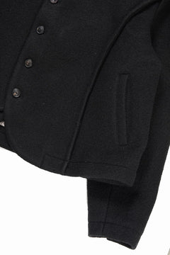 画像をギャラリービューアに読み込む, Professor.E FELTED WOOL BLAZER (BLACK)