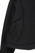 画像をギャラリービューアに読み込む, Professor.E FELTED WOOL BLAZER (BLACK)