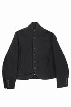 画像をギャラリービューアに読み込む, Professor.E FELTED WOOL BLAZER (BLACK)