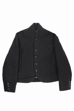 画像をギャラリービューアに読み込む, Professor.E FELTED WOOL BLAZER (BLACK)