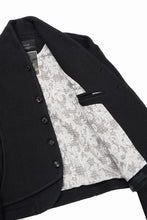 画像をギャラリービューアに読み込む, Professor.E FELTED WOOL BLAZER (BLACK)