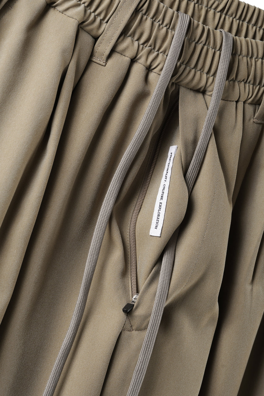 画像をギャラリービューアに読み込む, F/CE. TECH WOOL OCTA WIDE PANTS (BEIGE)