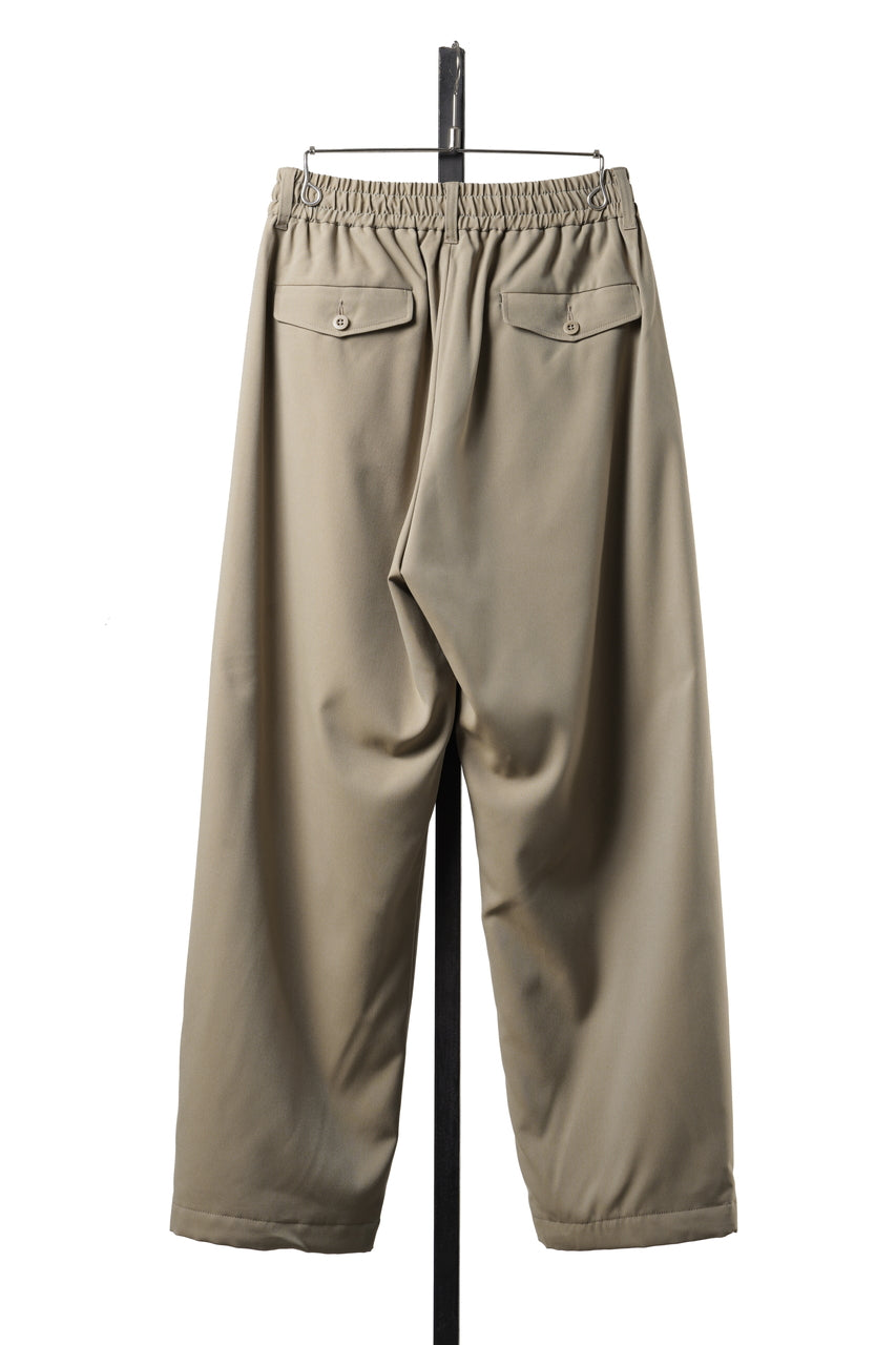 画像をギャラリービューアに読み込む, F/CE. TECH WOOL OCTA WIDE PANTS (BEIGE)