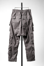 Load image into Gallery viewer, 【SAMPLE】A.F ARTEFACT TENCEL-NYLON CARGO SARROUEL EASY PANTS (GREY)