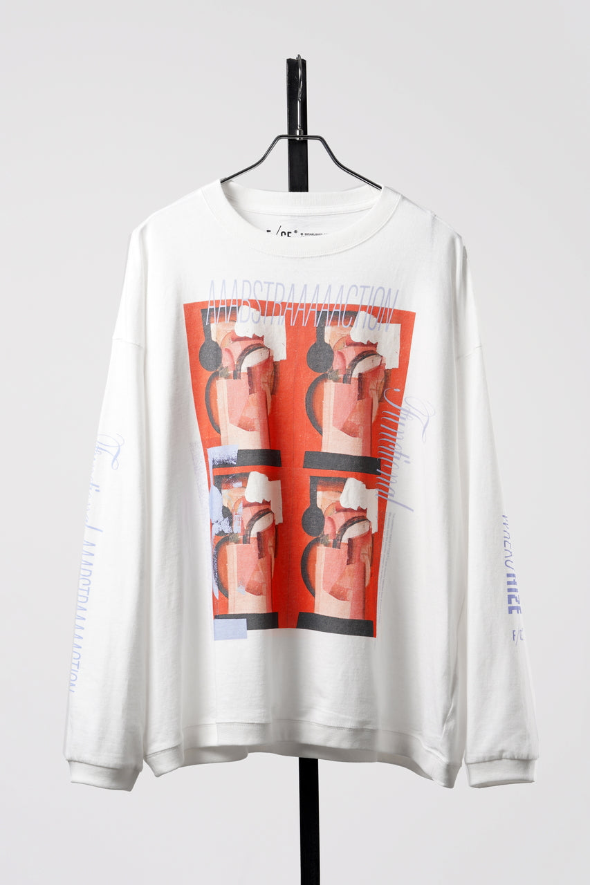 画像をギャラリービューアに読み込む, F/CE. RE AIKAWA LONG SLEEVE T-SHIRT TYPE-B (WHITE)