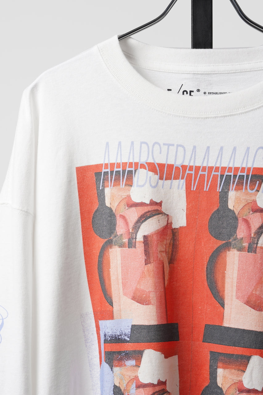画像をギャラリービューアに読み込む, F/CE. RE AIKAWA LONG SLEEVE T-SHIRT TYPE-B (WHITE)
