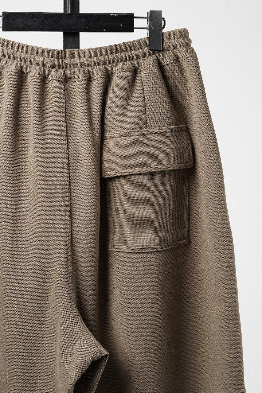 画像をギャラリービューアに読み込む, N/07 2TUCK EASY SHORTS / RIBBED CARDBOARD KNIT JERSEY (SAND)