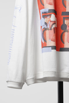 画像をギャラリービューアに読み込む, F/CE. RE AIKAWA LONG SLEEVE T-SHIRT TYPE-B (WHITE)