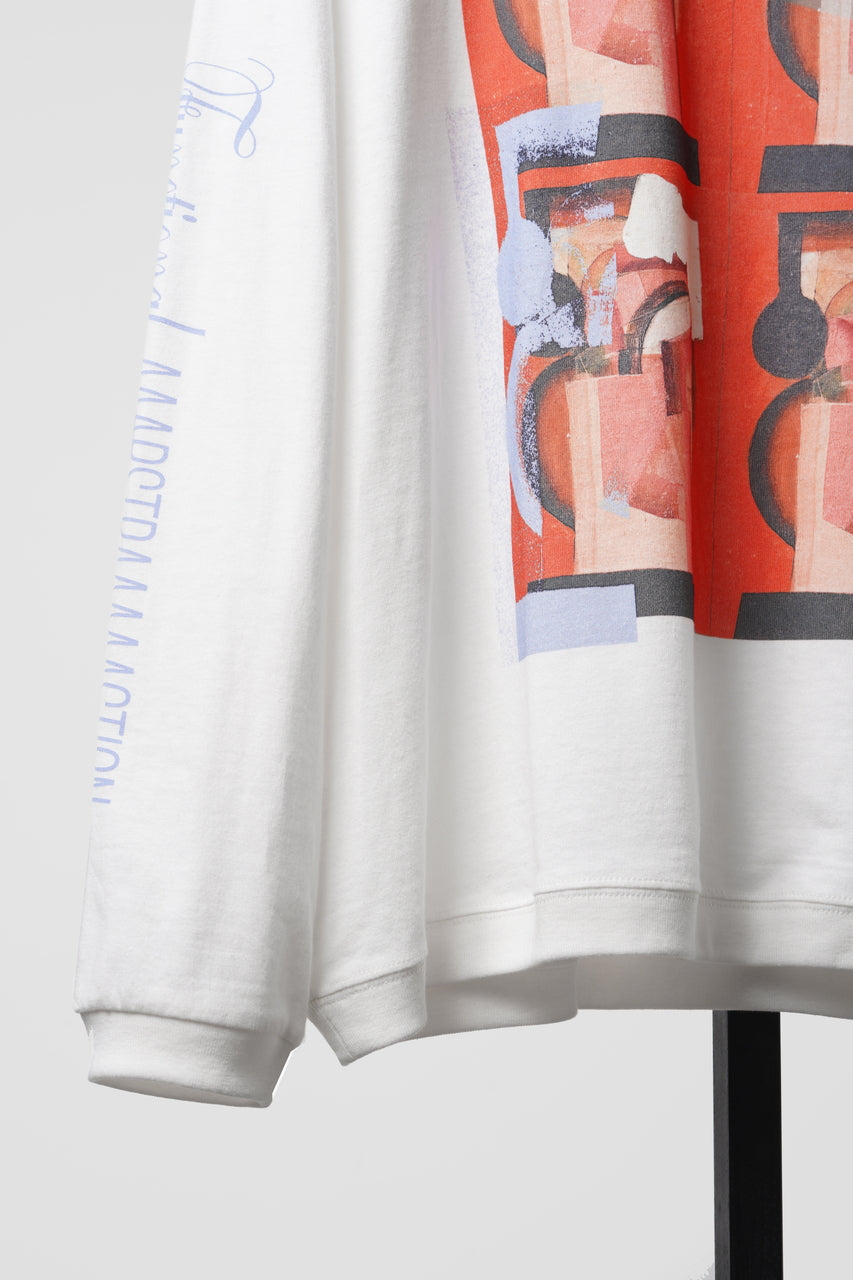 画像をギャラリービューアに読み込む, F/CE. RE AIKAWA LONG SLEEVE T-SHIRT TYPE-B (WHITE)