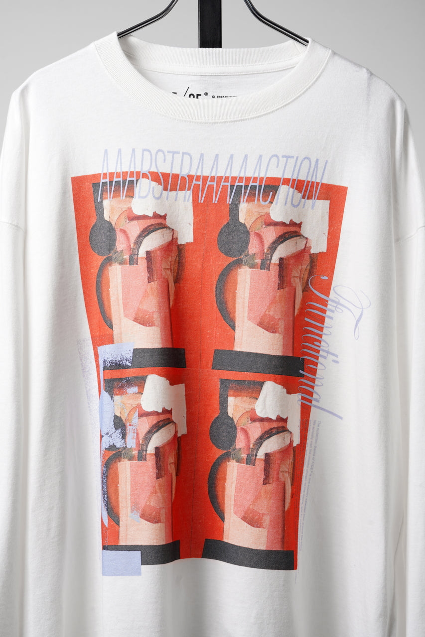 画像をギャラリービューアに読み込む, F/CE. RE AIKAWA LONG SLEEVE T-SHIRT TYPE-B (WHITE)