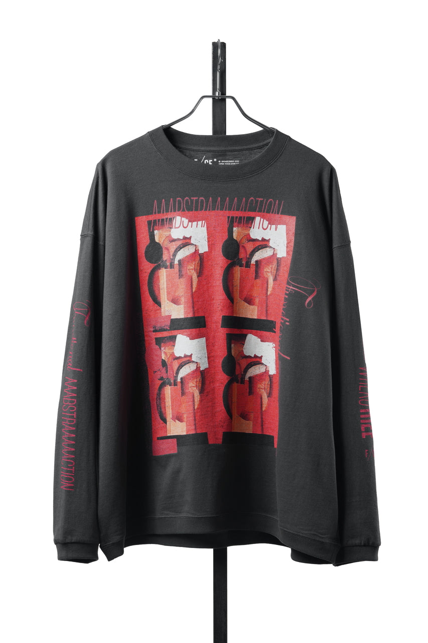 画像をギャラリービューアに読み込む, F/CE. RE AIKAWA LONG SLEEVE T-SHIRT TYPE-B (CHARCOAL)