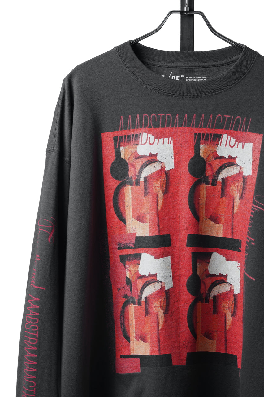 画像をギャラリービューアに読み込む, F/CE. RE AIKAWA LONG SLEEVE T-SHIRT TYPE-B (CHARCOAL)