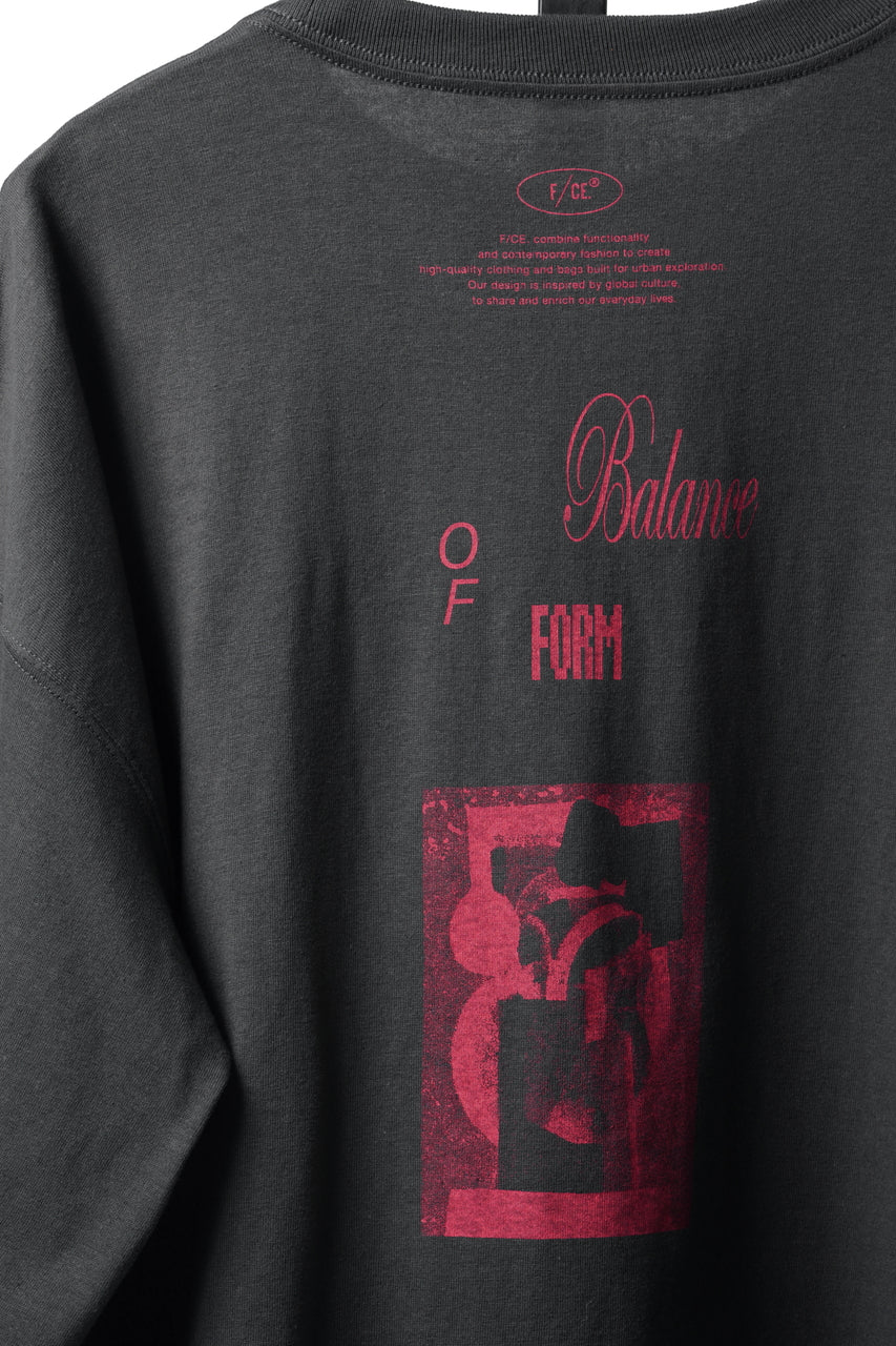 画像をギャラリービューアに読み込む, F/CE. RE AIKAWA LONG SLEEVE T-SHIRT TYPE-B (CHARCOAL)