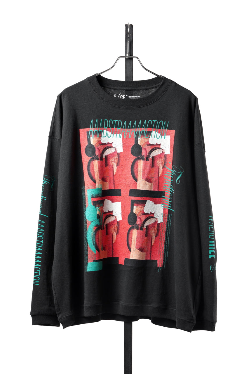 画像をギャラリービューアに読み込む, F/CE. RE AIKAWA LONG SLEEVE T-SHIRT TYPE-B (BLACK)