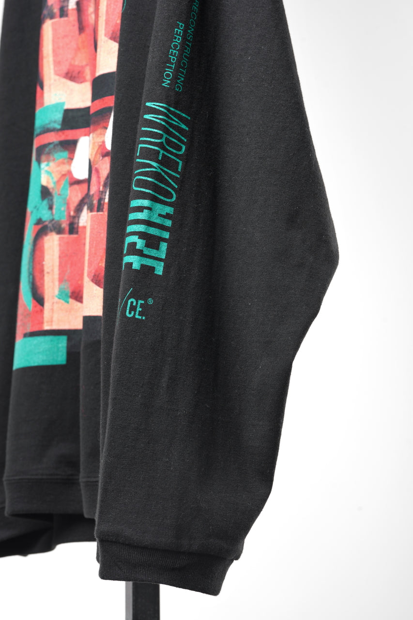 Load image into Gallery viewer, F/CE. RE AIKAWA LONG SLEEVE T-SHIRT TYPE-B (BLACK)
