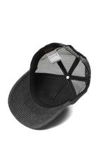 画像をギャラリービューアに読み込む, EVISU EJ, WASHED DENIM CAP-REGULAR FIT (DARK TONE BLACK)