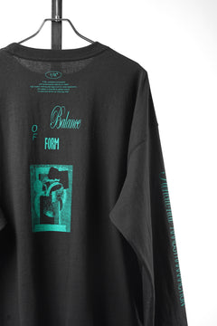 Load image into Gallery viewer, F/CE. RE AIKAWA LONG SLEEVE T-SHIRT TYPE-B (BLACK)