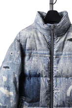 画像をギャラリービューアに読み込む, EVISU HT, DIGITAL PRINT DOWN JACKET-REGULAR FIT (ALLOVER INDIGO)