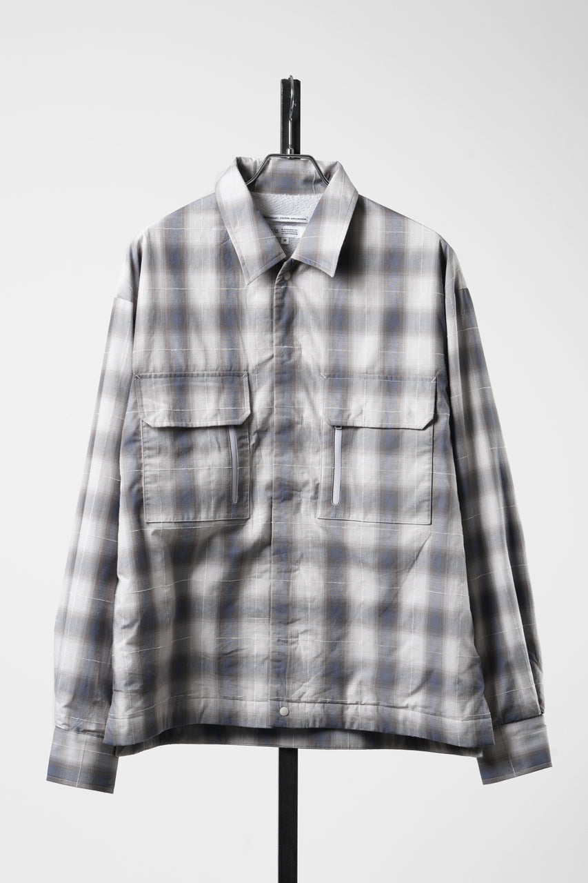 画像をギャラリービューアに読み込む, F/CE. CHECK FIELD SHIRT 2.0 (GRAY)