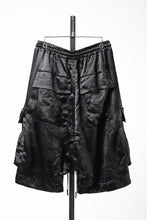 画像をギャラリービューアに読み込む, 【SAMPLE SALE】A.F ARTEFACT SATIN LOWCROTCH MILITARY WIDE SHORTS (BLACK)