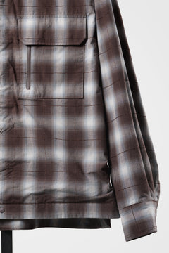 画像をギャラリービューアに読み込む, F/CE. CHECK FIELD SHIRT 2.0 (BROWN)