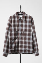 画像をギャラリービューアに読み込む, F/CE. CHECK FIELD SHIRT 2.0 (BROWN)