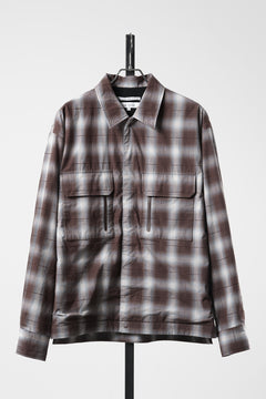 画像をギャラリービューアに読み込む, F/CE. CHECK FIELD SHIRT 2.0 (BROWN)