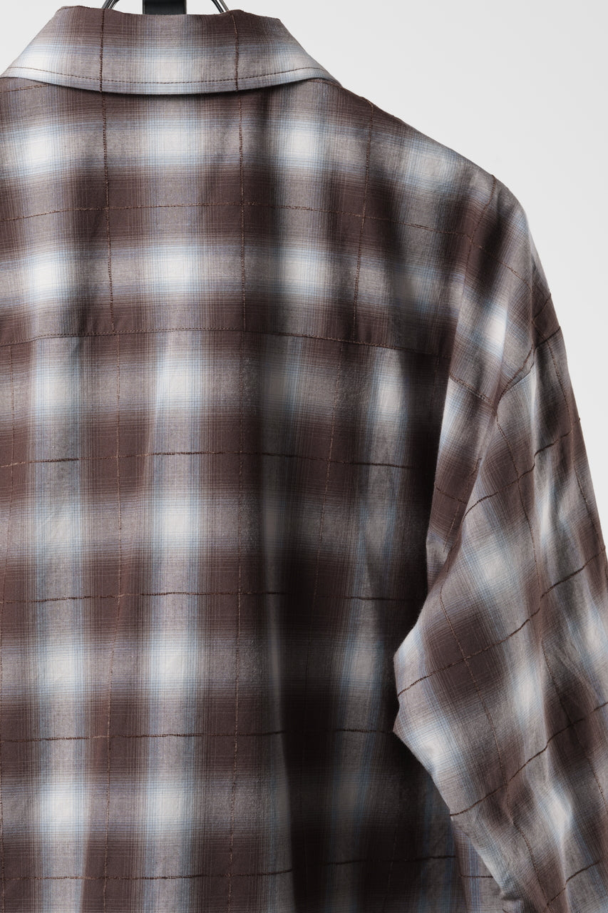画像をギャラリービューアに読み込む, F/CE. CHECK FIELD SHIRT 2.0 (BROWN)