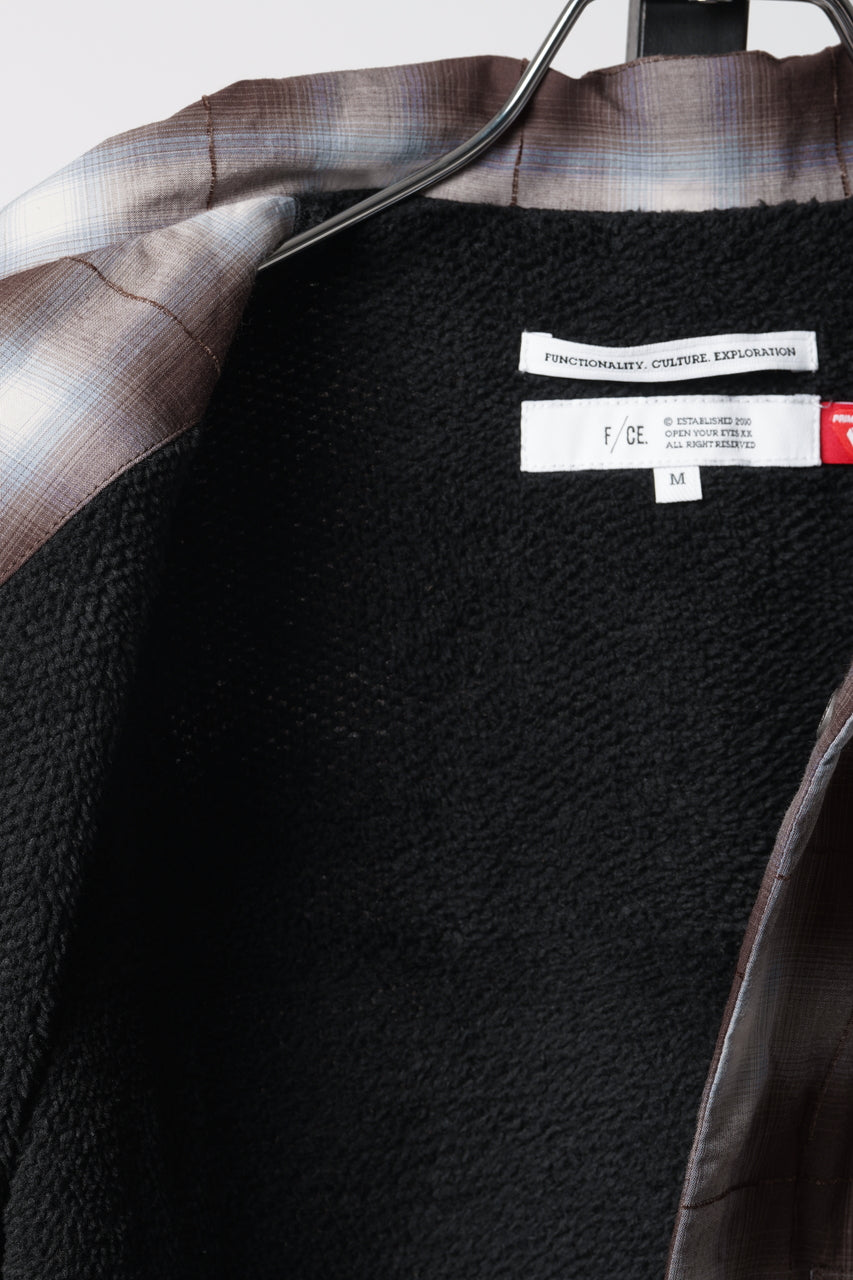 画像をギャラリービューアに読み込む, F/CE. CHECK FIELD SHIRT 2.0 (BROWN)
