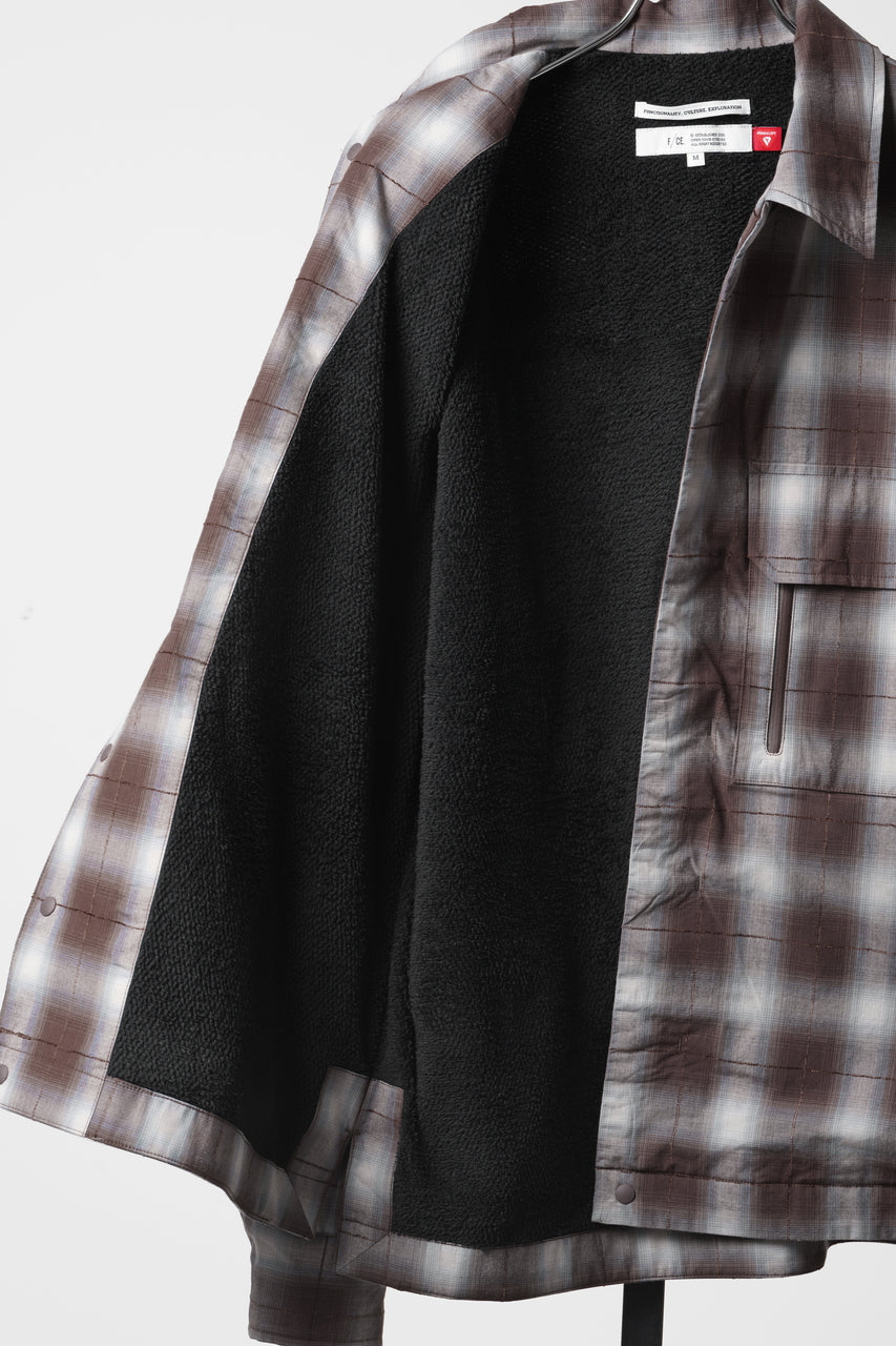 画像をギャラリービューアに読み込む, F/CE. CHECK FIELD SHIRT 2.0 (BROWN)