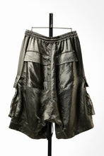 画像をギャラリービューアに読み込む, 【SAMPLE SALE】A.F ARTEFACT SATIN LOWCROTCH MILITARY WIDE SHORTS (KHAKI)