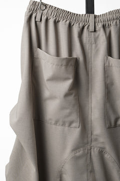 画像をギャラリービューアに読み込む, 【SAMPLE SALE】A.F ARTEFACT TUCK SHORTS / TROPICAL WOOL (LIGHT BEIGE)