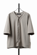 画像をギャラリービューアに読み込む, 【SAMPLE SALE】A.F ARTEFACT NO COLLAR SHIRT / TROPICAL WOOL (LIGHT BEIGE)