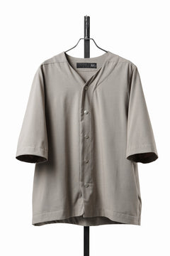 画像をギャラリービューアに読み込む, 【SAMPLE SALE】A.F ARTEFACT NO COLLAR SHIRT / TROPICAL WOOL (LIGHT BEIGE)