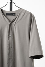 画像をギャラリービューアに読み込む, 【SAMPLE SALE】A.F ARTEFACT NO COLLAR SHIRT / TROPICAL WOOL (LIGHT BEIGE)