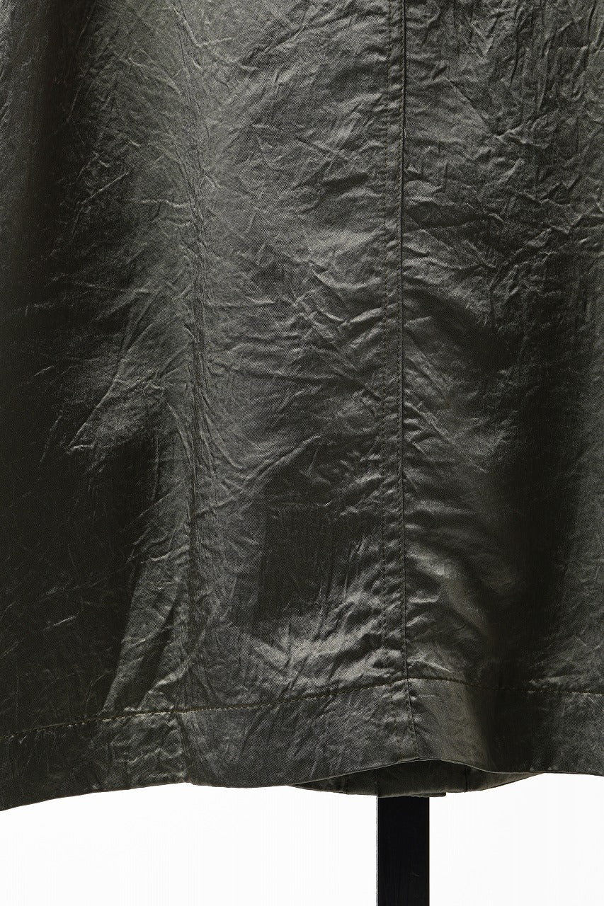 画像をギャラリービューアに読み込む, 【SAMPLE SALE】A.F ARTEFACT SATIN HALF SLEEVE SHIRT (KHAKI)