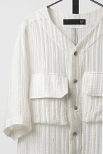 画像をギャラリービューアに読み込む, 【SAMPLE SALE】A.F ARTEFACT SHEER YO-RYU NO COLLAR SHIRT (IVORY)
