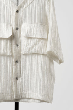 画像をギャラリービューアに読み込む, 【SAMPLE SALE】A.F ARTEFACT SHEER YO-RYU NO COLLAR SHIRT (IVORY)