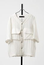 画像をギャラリービューアに読み込む, 【SAMPLE SALE】A.F ARTEFACT SHEER YO-RYU NO COLLAR SHIRT (IVORY)