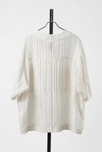 画像をギャラリービューアに読み込む, 【SAMPLE SALE】A.F ARTEFACT SHEER YO-RYU NO COLLAR SHIRT (IVORY)